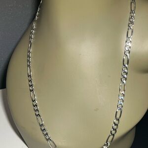 925 silver Fargo Necklace 6+mm 
24”’long 
30 grams